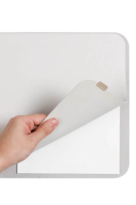 Orbitkey suport de birou Slim Stone 80 x 31 x 0,49 cm bej WDS1.STO.105