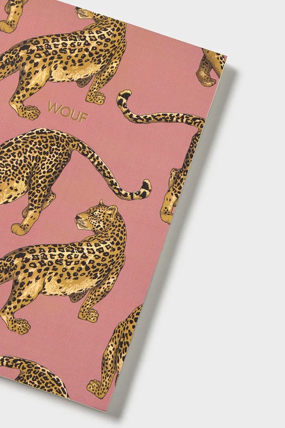 Σημειωματάριο WOUF Blush Leopard A5 NA5250017 πολύχρωμο AA00