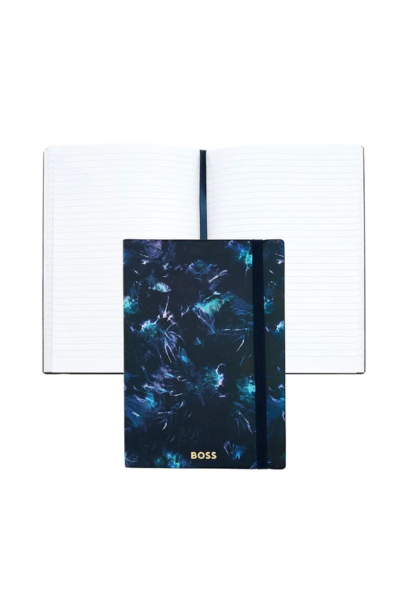 Σημειωματάριο BOSS Tie-dye Flower A5 HNH418NL μπλε