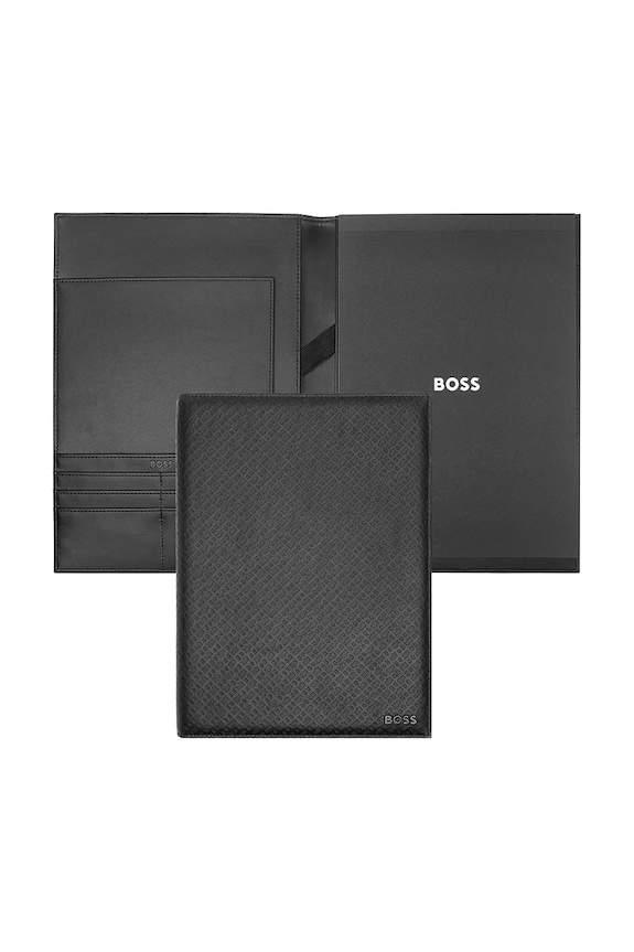 BOSS dosar de documente Folder Monogram A4 32 x 23 x 2,5 cm negru HDF412A