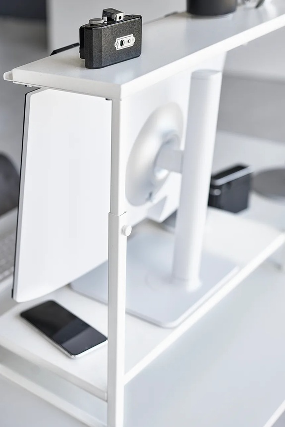 Stalak za monitor Yamazaki Tower 2 30,4 x 42,4-68,5 x 45,3 cm bijela 1302