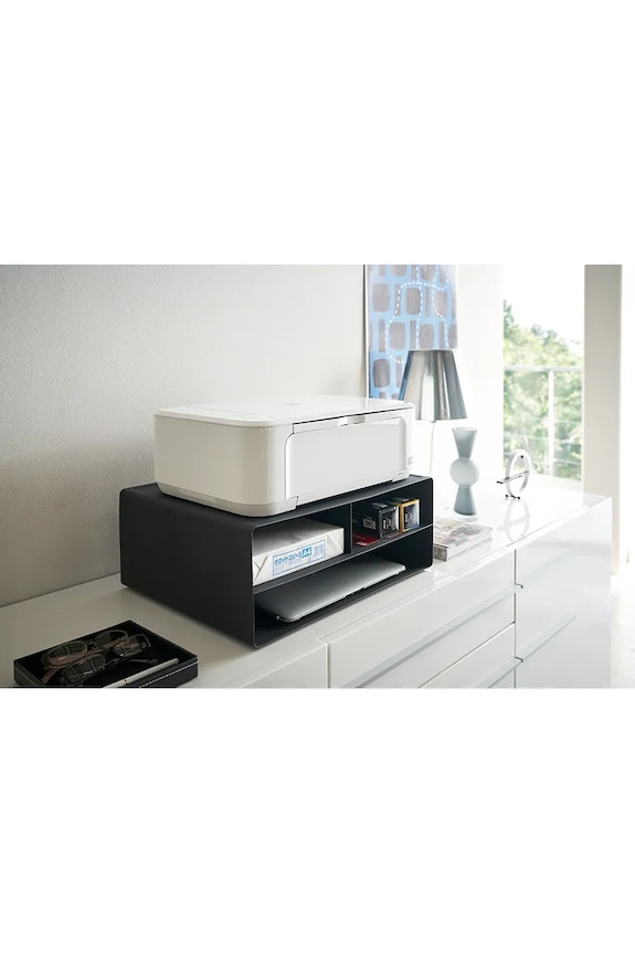 Yamazaki raft pentru imprimantă Tower 48 x 37 x 19 cm 4349 negru
