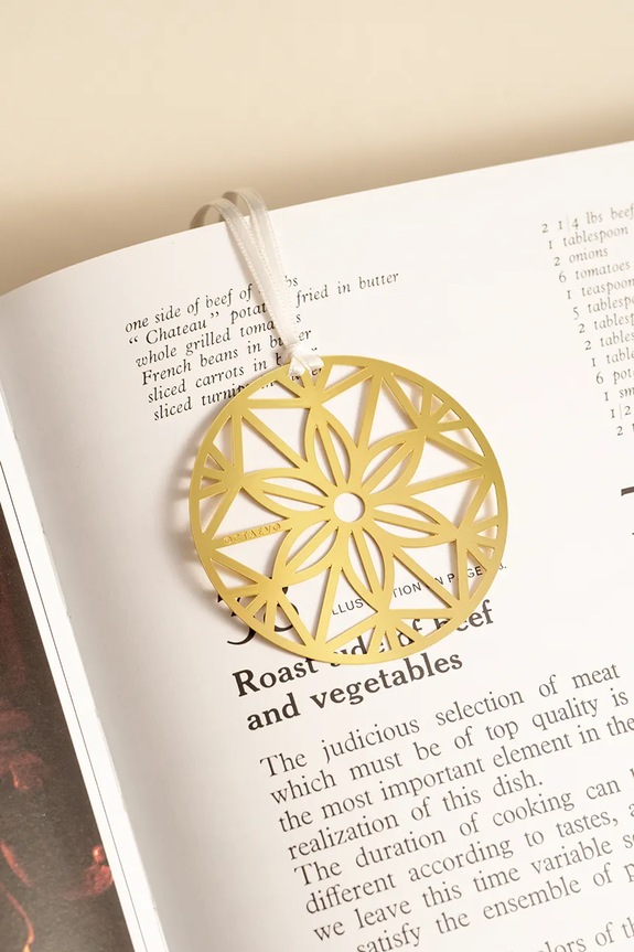 Lifestyle Σελιδοδείκτης βιβλία Octaevo Christmas Bauble 5 x 10 cm OBMCB1.25 κίτρινο