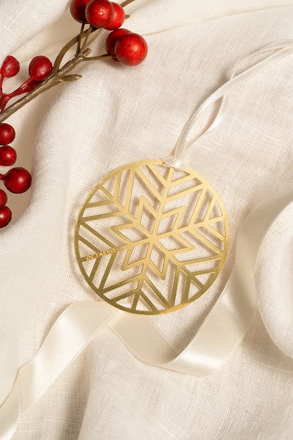 Σελιδοδείκτης βιβλία Octaevo Christmas Bauble 5 x 10 cm κίτρινο OBMCB2.25