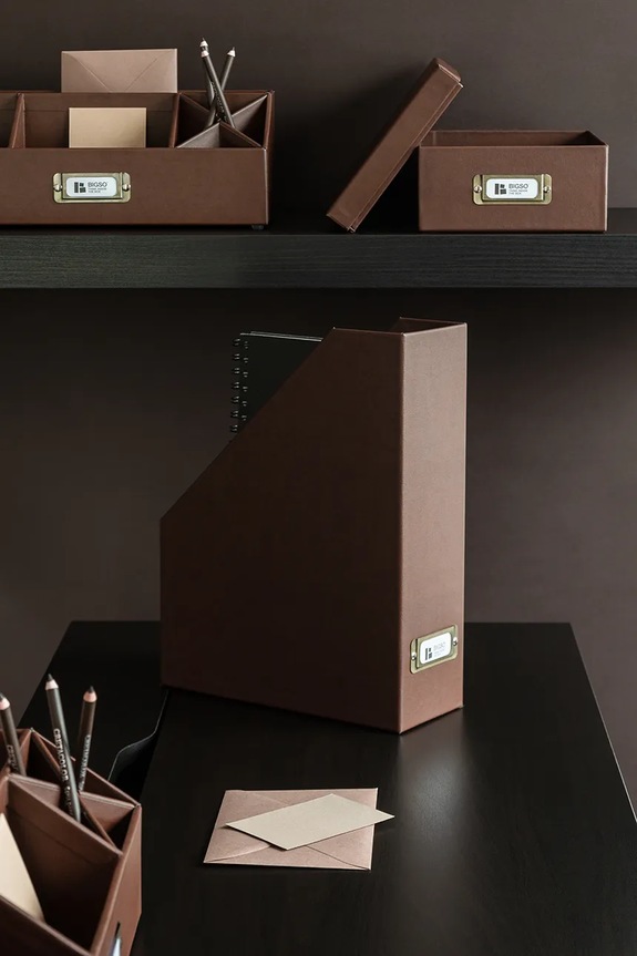 Bigso Box of Sweden raccoglitore Viktoria 10 x 24,5 x 32 cm marrone 9411R3072.99