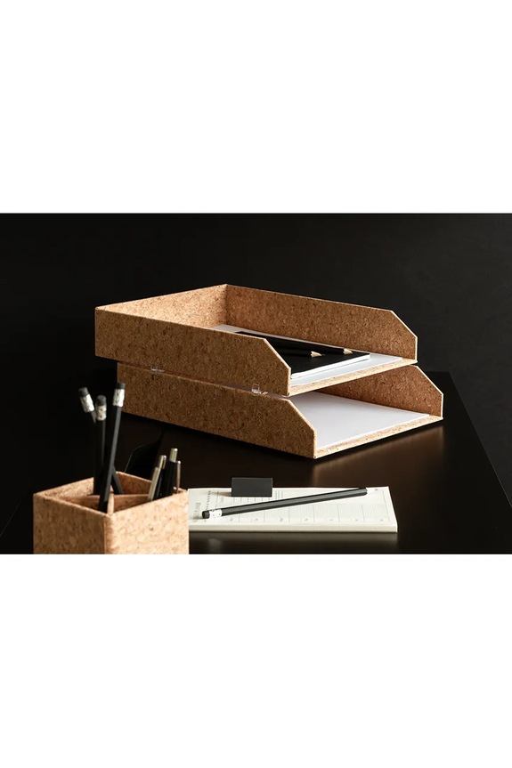 Bigso Box of Sweden organizer per documenti Hakan 23 x 31 x 6 cm pacco da 2 7892N4001.99 marrone