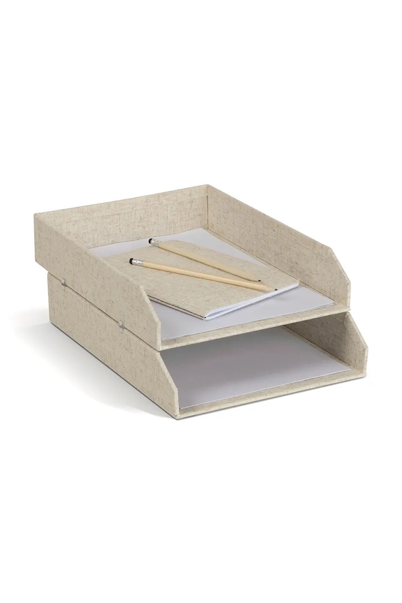 Bigso Box of Sweden organizer per documenti Hakan 23 x 31 x 6 cm pacco da 2 7892N6001.99 beige AA00