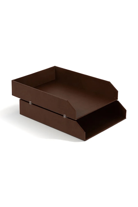 Bigso Box of Sweden organizer per documenti Hakan 23 x 31 x 6 cm pacco da 2 7892R3001.99 marrone AA00