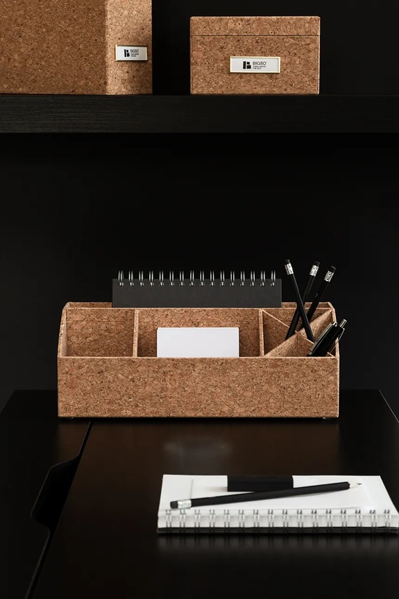 Bigso Box of Sweden organizer da scrivania Elisa 33 x 12,5 x 12,5 cm marrone 2751N4001.99