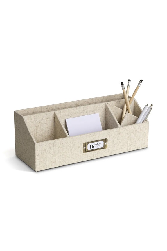Lifestyle Bigso Box of Sweden organizer da scrivania Elisa 33 x 12,5 x 12,5 cm 2751N6068.99 beige