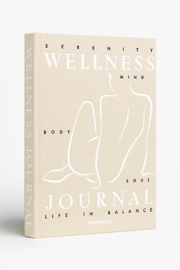 Dnevnik Printworks Wellness Journal 24,5 x 17 x 2,5 cm PW00709 bež AA00