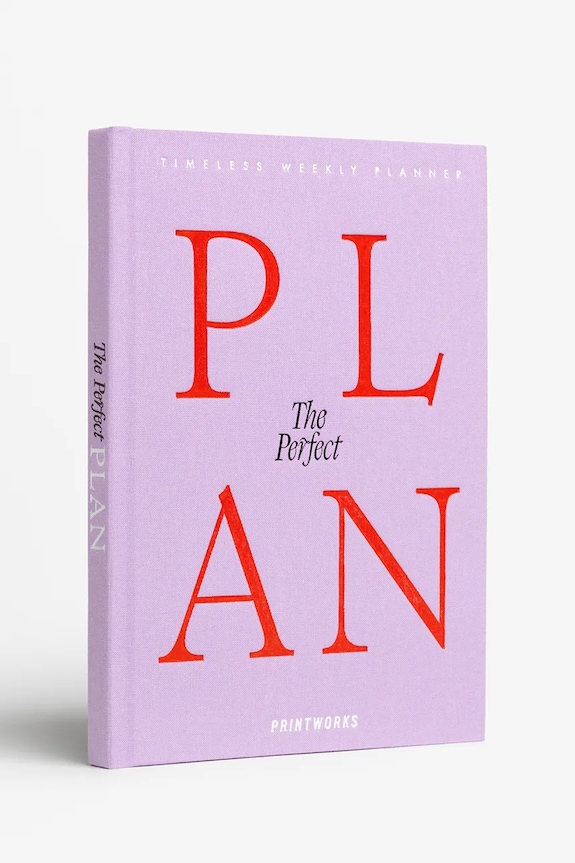 Εβδομαδιαίο ημερολόγιο Printworks The Perfect Plan 21 x 15 cm PW00712 ροζ AA00