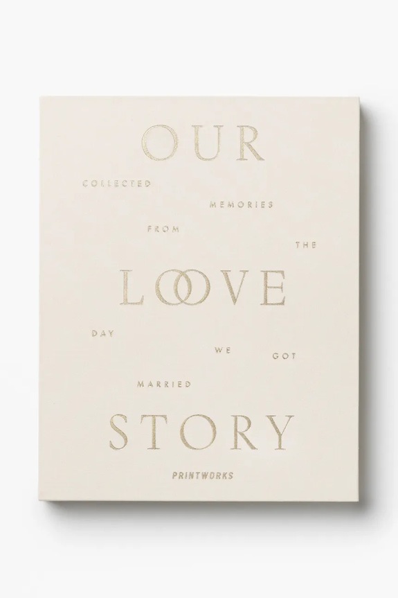 Dnevnik Printworks Wedding Journal 24 x 19 cm bež PW00746