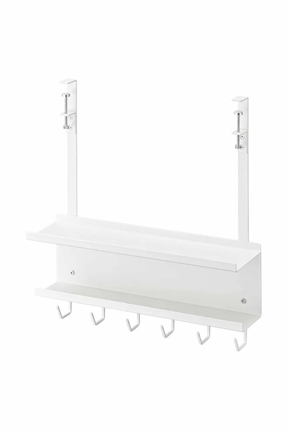 Yamazaki organizer na kable i router ze stali 40 x 11,5 x 43 cm biały 5461