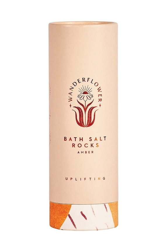 Himalajska sol za kupanje s jantarom Wanderflower Bath Salt Rocks Amber 150 g šarena WFL013