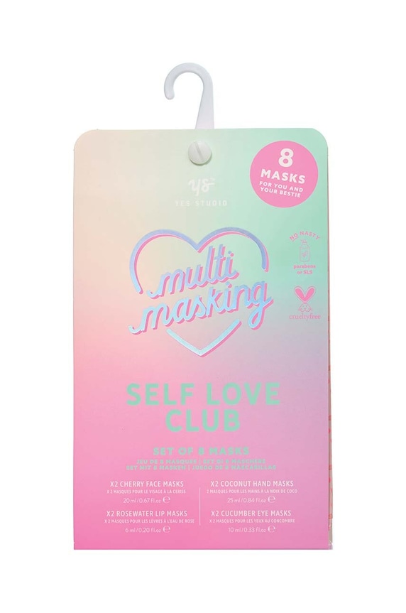 Sada masek Yes Studio Multi-Masking Pack 8-pack vícebarevná YSFM0001AST