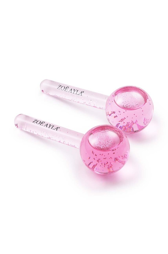 Masažer za okoloočno područje Zoë Ayla Ice Globes 2-pack roza SSC027.ICGLB