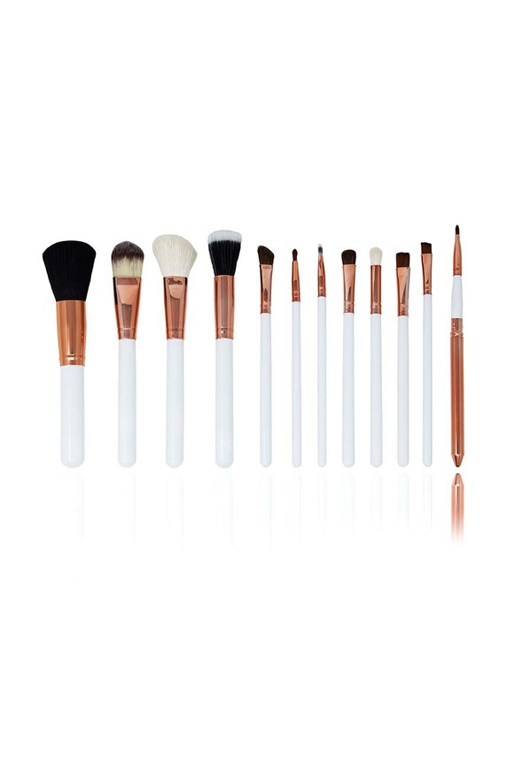 Σετ πινέλων μακιγιάζ Zoë Ayla Professional Brush Set 12-pack 12.18.WH πολύχρωμο AA00
