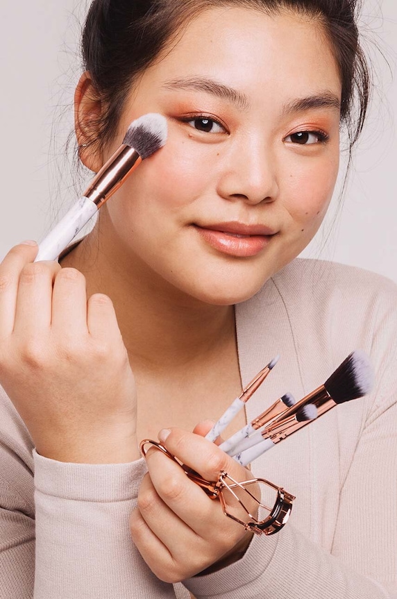 Home SPA Σετ πινέλων μακιγιάζ Zoë Ayla Makeup brush 10-pack RMB021.CYL10 πολύχρωμο