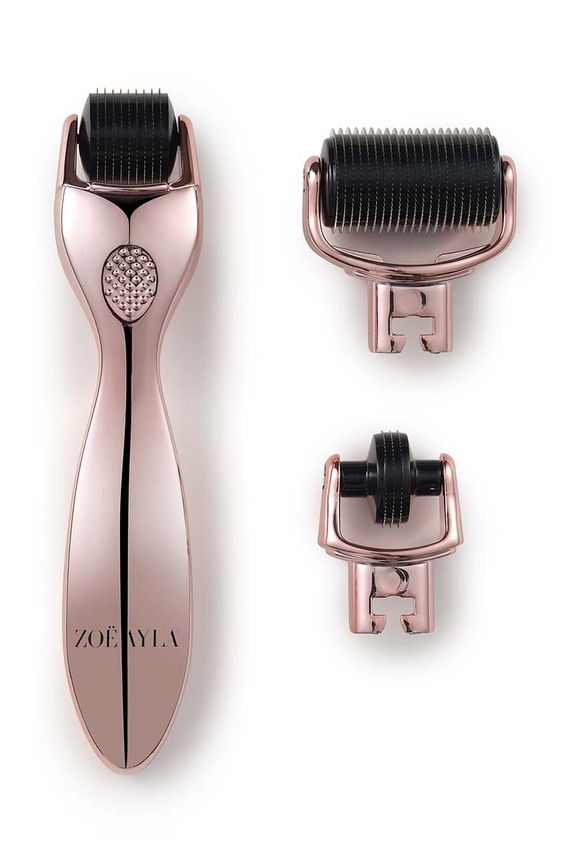 Set dermarollera s mikroiglicama Zoë Ayla Microneedle set 3-pack roza RT229.MCNEE