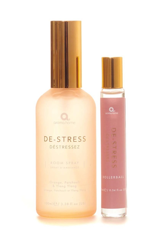 Aroma Home zestaw mgiełka zapachowa do pomieszczeń i roll-on De-Stress multicolor AH0188PK