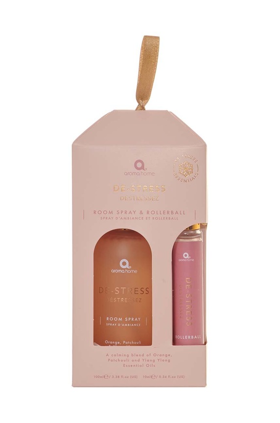 Aroma Home zestaw mgiełka zapachowa do pomieszczeń i roll-on De-Stress AH0188PK multicolor AA00