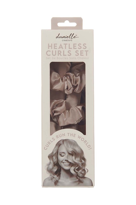 Traka za uvijanje kose Danielle Beauty Heatless Curls Set šarena DC0168GR
