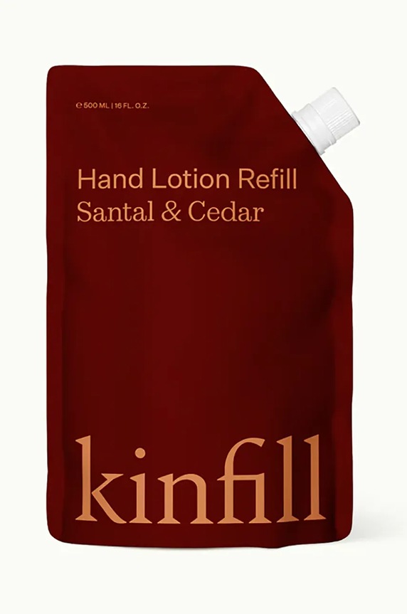Kinfill rezerve de loțiune de mâini Santal & Ceda 500 ml burgundia KFHC00102.03.R