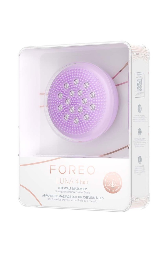 Domači SPA 2 v 1 led maser lasišča FOREO LUNA 4 hair Lavender F2549 pisana