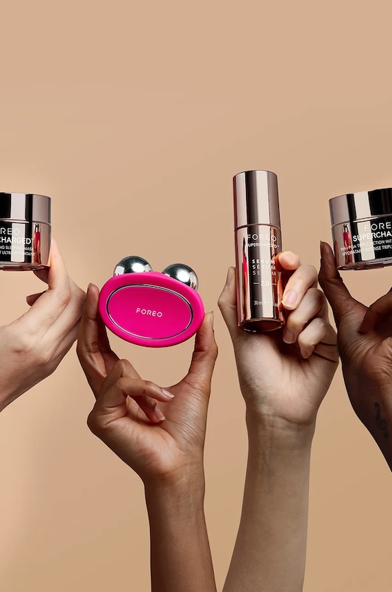Intenzivní hydratační noční krém FOREO SUPERCHARGED™ HA+PGA Triple Action Intense Moisturizer 50 ml F0859