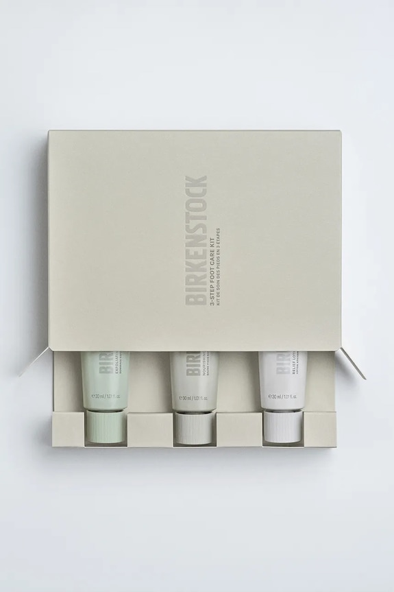Комплект за грижа за стъпалата Birkenstock 3-Step Foot Care Kit 3 x 30 ml (3 броя) бежов 1030399