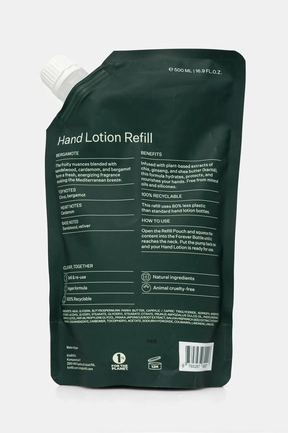 Kinfill lozione per le mani Bergamote 500 ml KFHC00102.02.R verde AA00