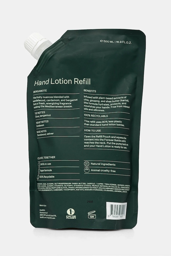 Kinfill lozione per le mani Bergamote 500 ml KFHC00102.02.R verde AA00