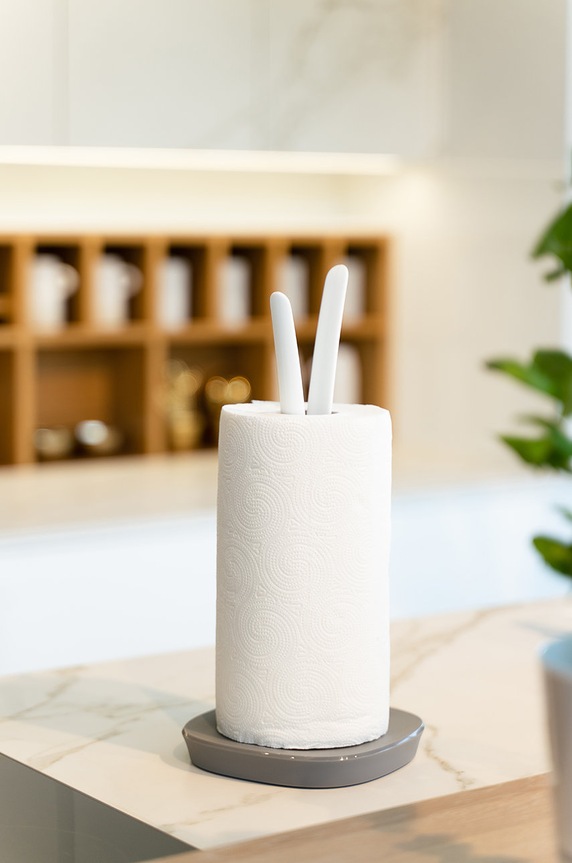 Vialli Design stojak na ręcznik papierowy szary 3611