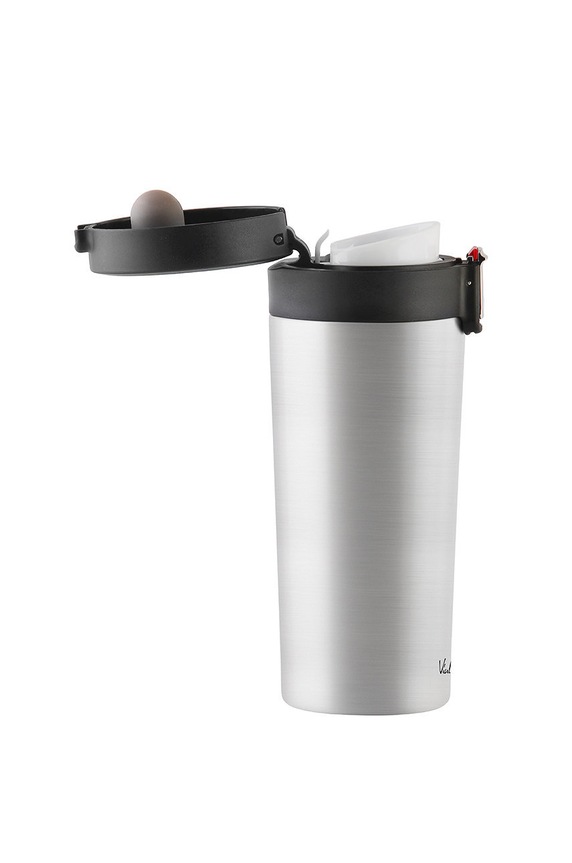 Dodatki Termo lonček Vialli Design Fuori 400 ml 8029 siva