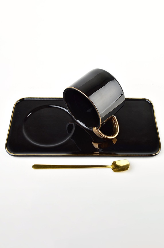 Affek Design filiżanka HTPL5970.GAZET czarny AA00