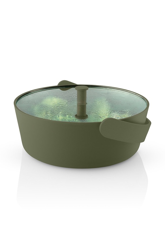 Eva Solo vas pentru gătirea legumelor într-un cuptor cu microunde 531413 verde AA00