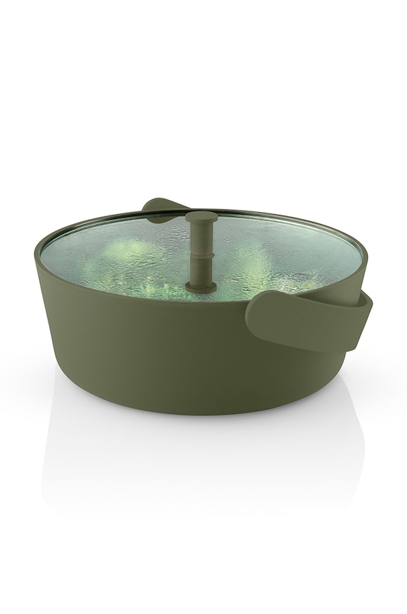 Eva Solo vas pentru gătirea legumelor într-un cuptor cu microunde 531413 verde AA00