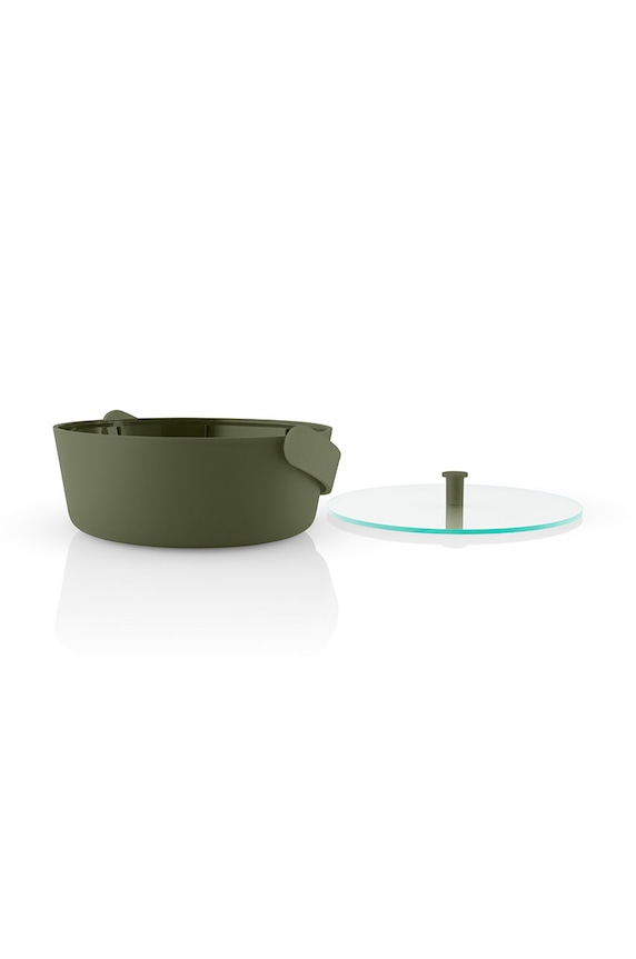 Eva Solo vas pentru gătirea legumelor într-un cuptor cu microunde 531413 verde
