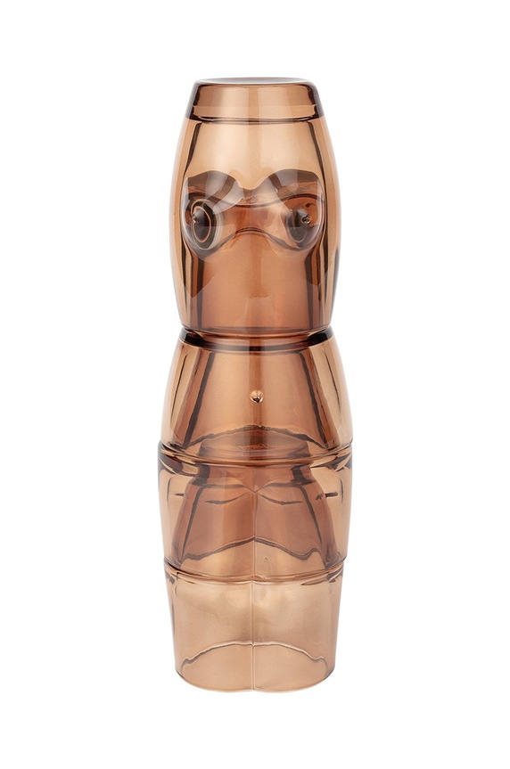 Set čaša DOIY 300 ml 4-pack smeđa DYGLABOBR
