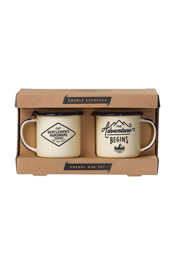 Gentelmen's Hardware espresso set za kampiranje 150 ml (2-pack) GEN083 bež AA00
