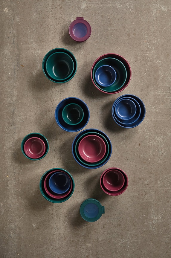 Kuchnia i bar Mepal zestaw misek wielofunkcyjnych Cirqula 0,5/1/2 L (3-pack) 106231095100 turkusowy