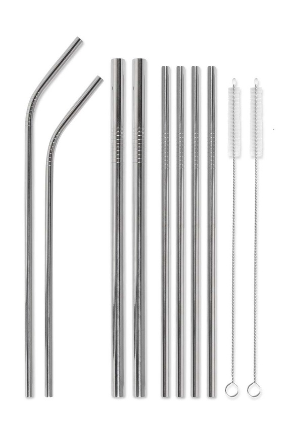 Designworks Ink szívószálak tisztítókefével (10 db) szürke SSH.1002EU