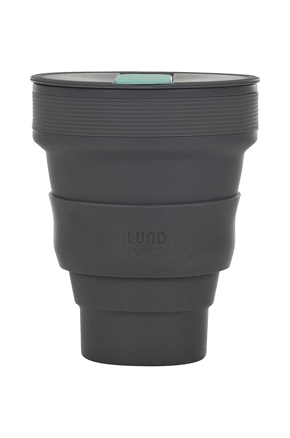 Складной стаканчик Lund London Collapsible Cup серый 7433