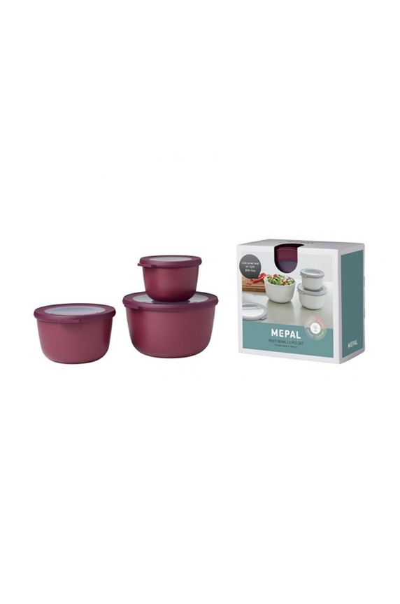 Mepal sada multifunkčních misek Cirqurla (3-pack) 106231073700 růžová AA00