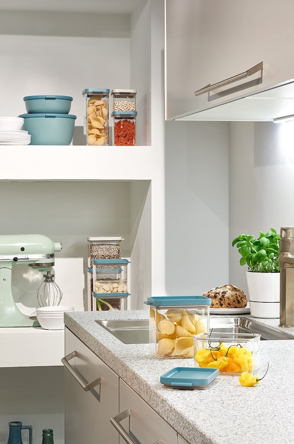 Mepal zestaw pojemników do przechowywania Omnia (3-pack) różowy 106400073700