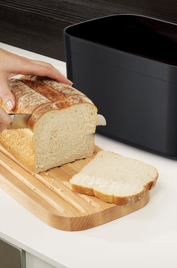 Kuchnia i bar Joseph Joseph chlebak z deską do krojenia 81103. czarny