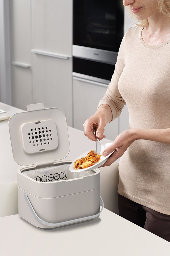 Joseph Joseph komposztáló szűrővel Stack 4 L 30015 bézs