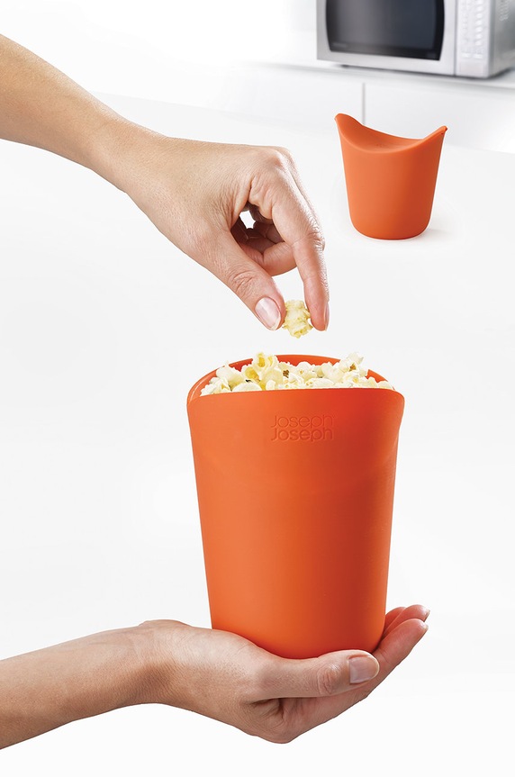 Joseph Joseph zestaw pojemników do popcornu (2-pack) 45018 pomarańczowy