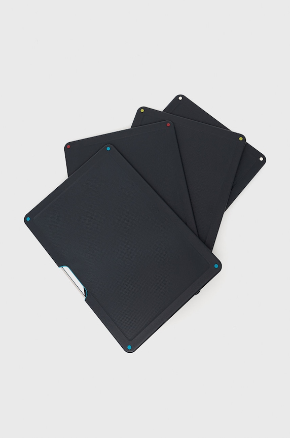 Joseph Joseph vágódeszka készlet álvánnyal Carbon Folio Steel (5 db) 60171 fekete AA00